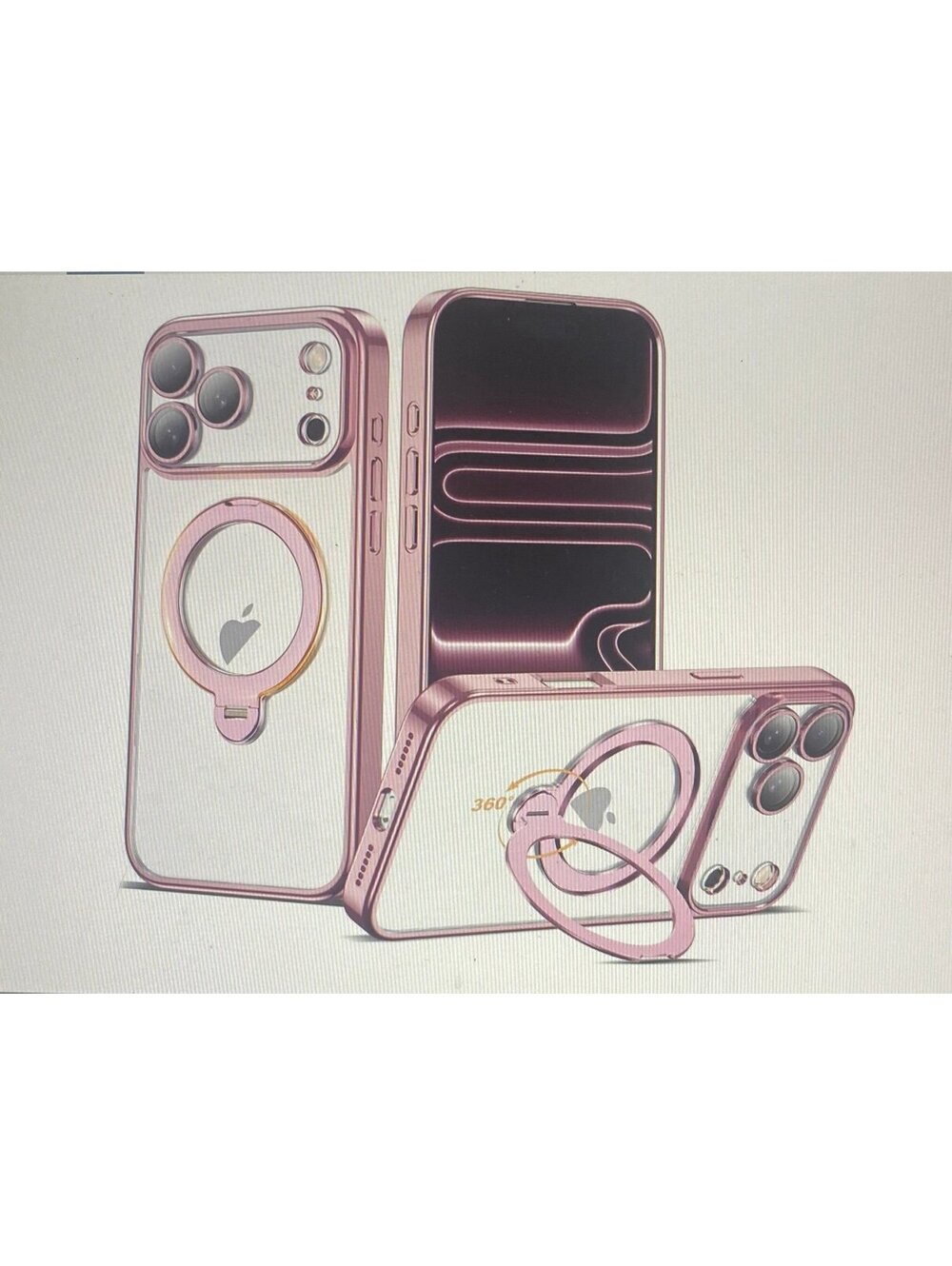 Amora Aqua Case for iPhone 17 Pro Pink